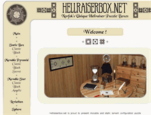 Tablet Screenshot of hellraiserbox.net